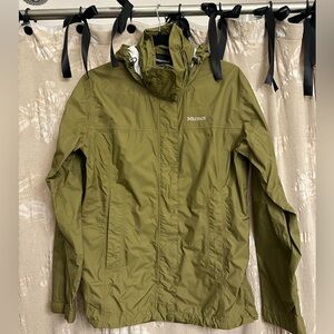 Marmot Women’s M Olivera Green Rain Jacket
